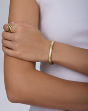Waterproof Quilted Hinged Bangle – view 4