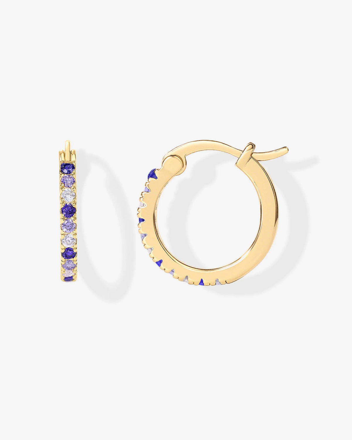Colored Zia Hoop Earrings