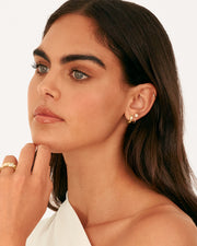 Boho Colored Half Hoop Earrings – view 39