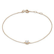 Cléa Moissanite Stone Bracelet | Gold – view 3