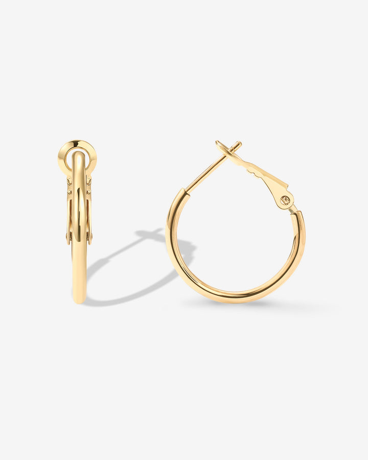 Clasp Back Thin HoopsEarrings