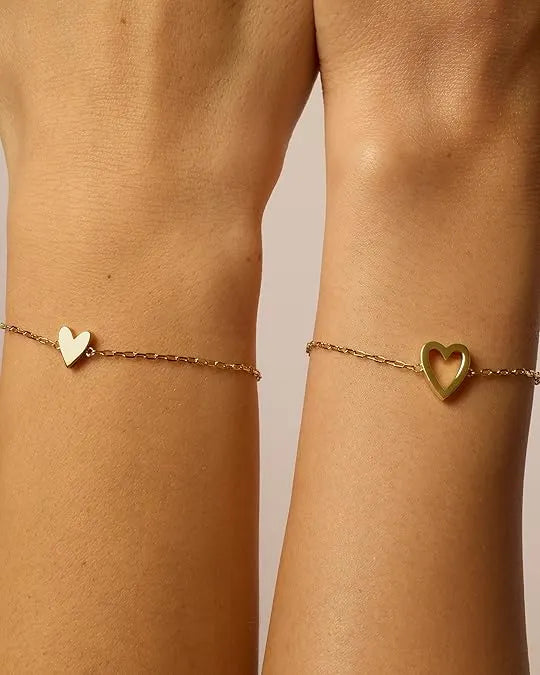 Radiant Heart Bracelets | Gold – view 2