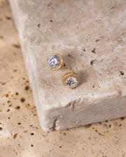 Large Halo StudsEarrings – view 5
