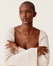 Layered Droplet Station Necklace – view 5