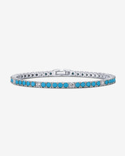 Colored Tennis Cubic Zirconia Bracelet – view 6