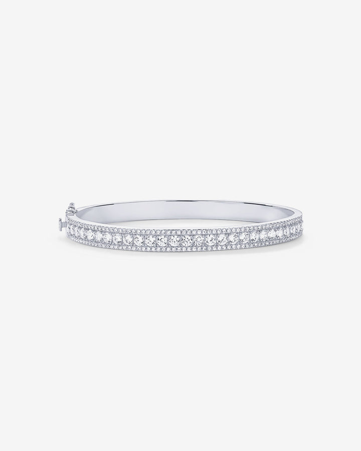 Classic Cubic Zirconia Bangle Bracelet – view 2