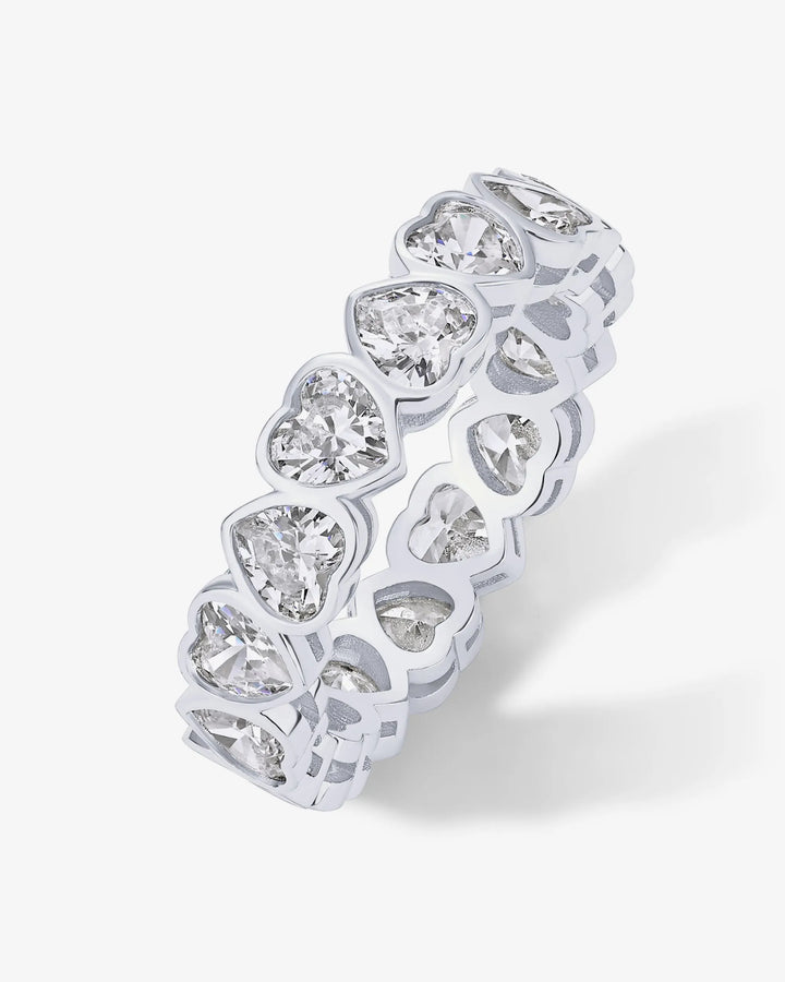 Eternal Heart-Cut Eternity Ring – view 2