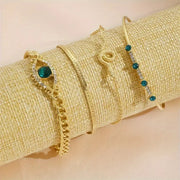 Serpina Veyra Bracelet Set | Gold – view 5