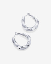 Twisted Chunky HuggiesEarrings – view 8