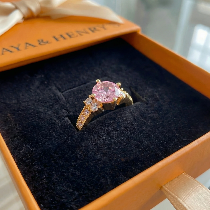 Celia Rosette Ring | White Gold – view 2