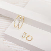 Slim Inside-Out HoopsEarrings – view 17