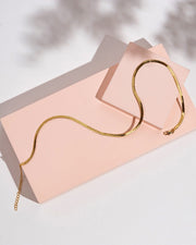 Snake Chain Adjustable Necklace – view 9