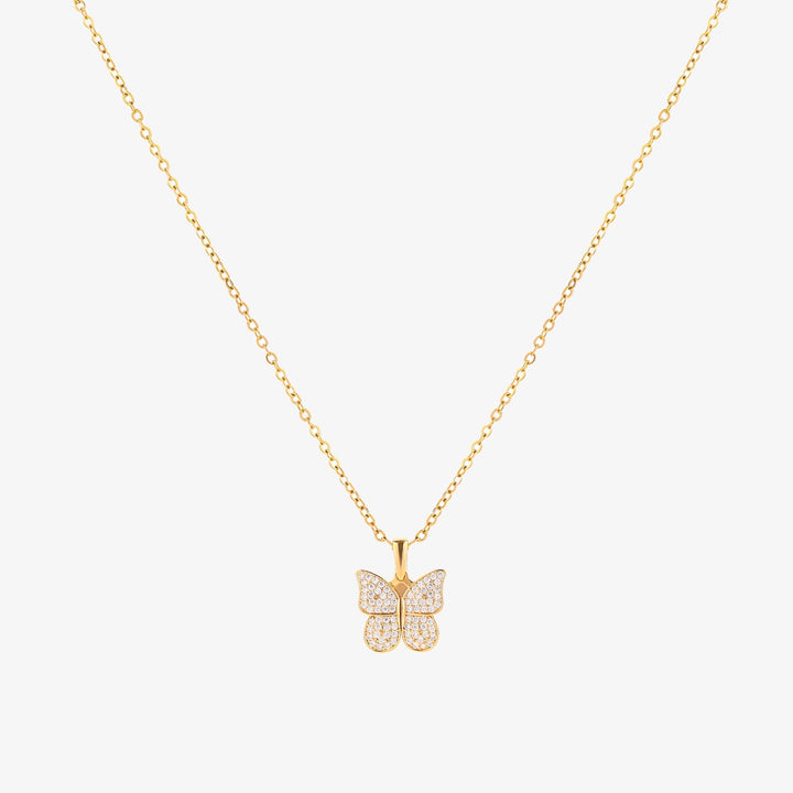 Radiant Butterfly Necklace | Gold