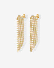 Chain Crawler Dangle Earrings – view 4