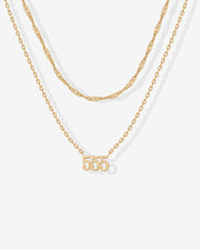 Angel Number Pendant Necklace – view 5