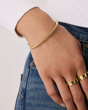 Ribbed Cuff Bangle – view 5