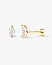 Tear Screw Back StudEarrings