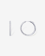 Pavé HoopsEarrings – view 4