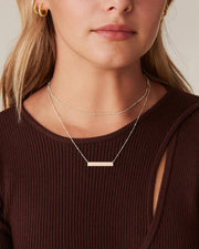 Horizontal Bar Necklace – view 12