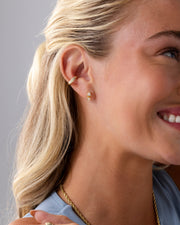 Double Triangle Dangle ScrewbacksEarrings – view 5