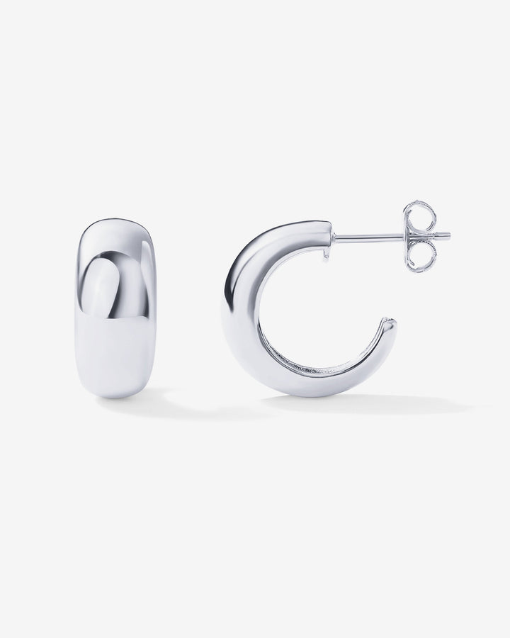 Domed HuggiesEarrings – view 2