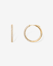 Pavé HoopsEarrings – view 2