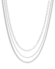 Layered Chain Necklace – view 2