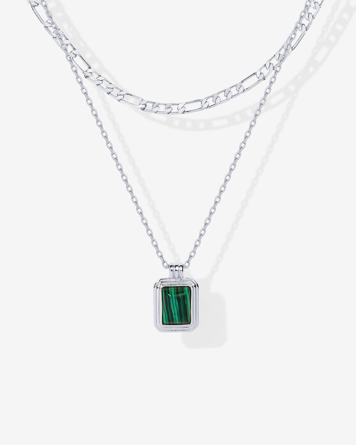 Malachite Layered Necklace – view 2