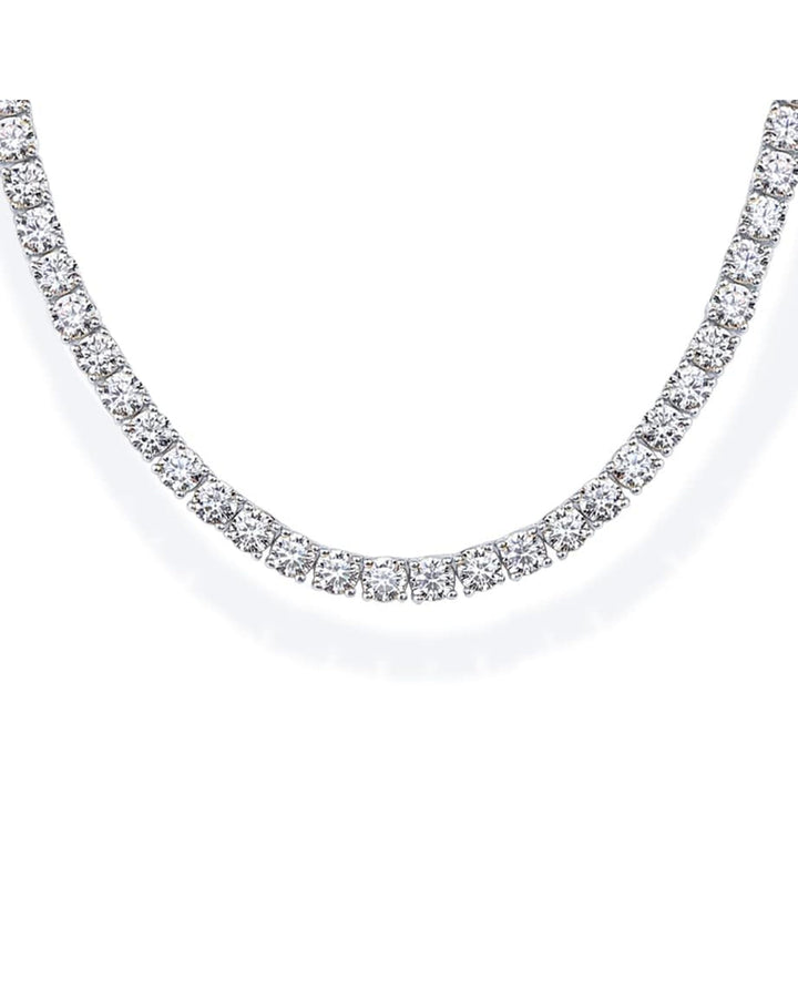 Long Choker Tennis Necklace – view 2