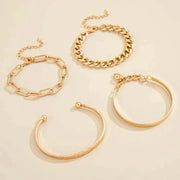 Elan Mercer Bracelet Set | White Gold – view 3