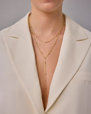 Beaded Tassel Lariat Necklace – view 3