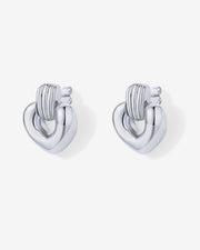Mini Heart Door Knocker Earrings – view 10