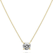 Aurora Crystal Necklace | Gold