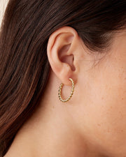 Thin Rope HoopsEarrings – view 7