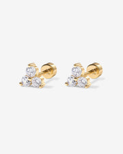Lotus Screw Back StudEarrings – view 5