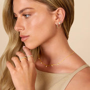 Adella Chain Earrings | Gold – view 4