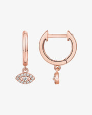 Evil Eye HuggiesEarrings – view 3