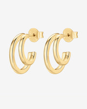Double Split HoopsEarrings – view 7