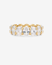 Bold Oval Eternity Ring – view 4