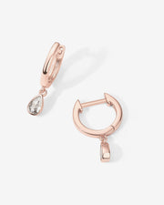 Drop Pear HuggiesEarrings – view 11