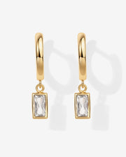 Baguette Drop HuggiesEarrings – view 8