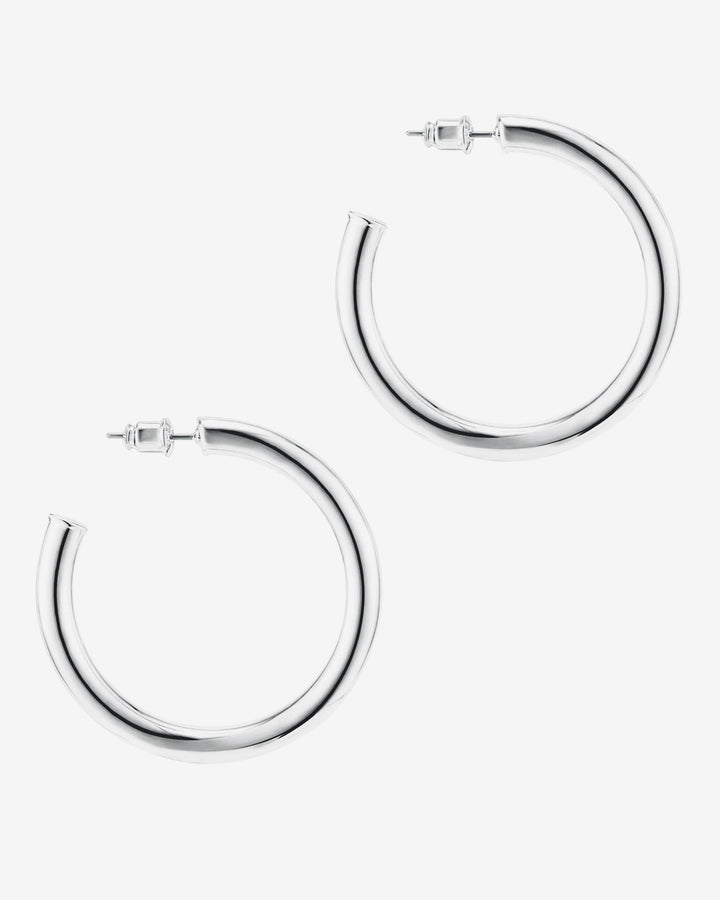 Vermeil Lightweight Hoop (3.5mm)Earrings – view 2