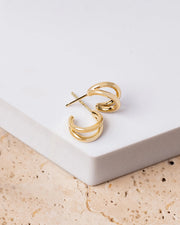 Vermeil Mia HoopsEarrings – view 3