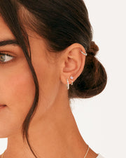 Boho Colored Half Hoop Earrings – view 45