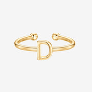 Thin Initial Ring – view 33
