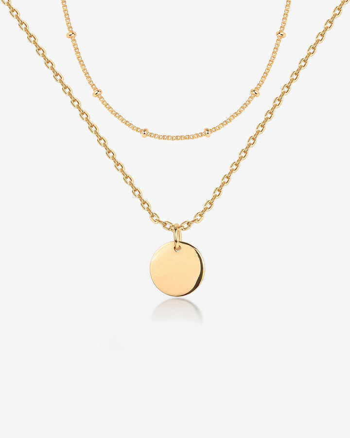 Disc Pendant Necklace – view 2