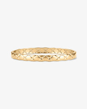 Waterproof Quilted Hinged Bangle