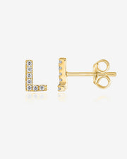 Gemma Initial StudsEarrings – view 34