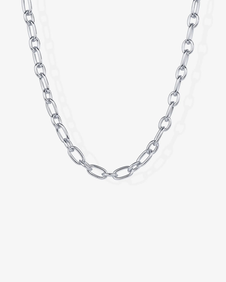 Chunky Oval Link Chain Necklace – view 2