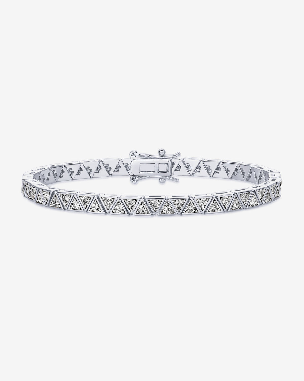 Trillion Cut Tennis Bracelet